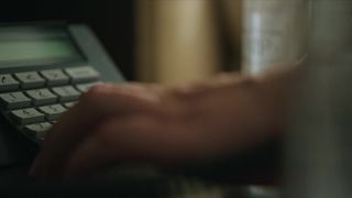 Kaley Cuoco - The Flight Attendant s01e01 (2020) actress boobs scene