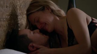 Tracy Spiridakos - Chicago P.D. s08e04 (2021) celebrity underwear topless scenes bedroom scene
