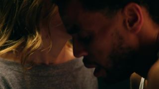 Hilary Swank, Damaris Lewis â Fatale (2020) celebrity a topless scene from the movie