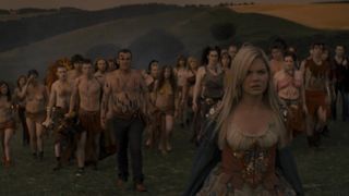 Honeysuckle Weeks, Brittania Nicol, and other - The Wicker Tree (2011) celeb booby show