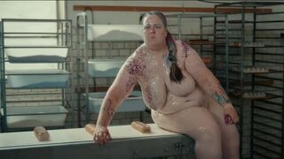 BBW Explicit Nudity Scene ⭐ Claudia Gregersen ⭐ Kagefabrikken (2022)