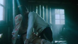 Emma Corrin sexy - Lady Chatterley's Lover (2022) Great scene from the movie
