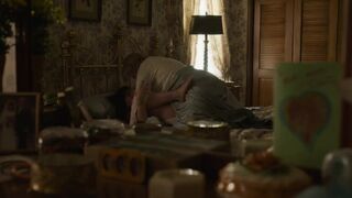 Elizabeth Olsen Nude Celebs ⭐ Love & Death (2023)