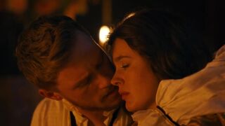 Nude and Sex Scenes Amy James-Kelly topless ⭐ Blood, Erotic and Royalty (2022)