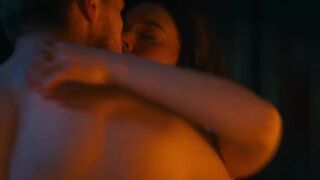 Nude and Sex Scenes Amy James-Kelly topless ⭐ Blood, Erotic and Royalty (2022)