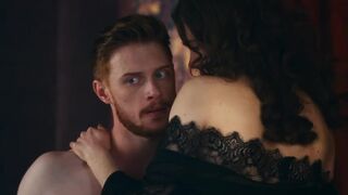 Nude and Sex Scenes Amy James-Kelly topless ⭐ Blood, Erotic and Royalty (2022)
