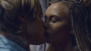 Russian Actress Aleksandra Dolya sexy in the movie "The fourth wall" (2019)