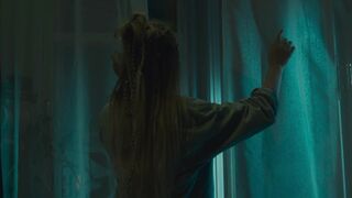 Russian Actress Aleksandra Dolya sexy in the movie "The fourth wall" (2019)