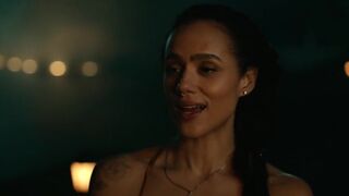 Nathalie Emmanuel, Stephanie Corneliussen nude | The Invitation (2022)