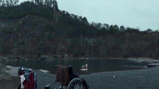 Outdoors Nudity Scene ⭐ Leona Sklenickova topless ⭐ Stínohra (2022)