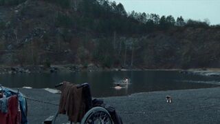 Outdoors Nudity Scene ⭐ Leona Sklenickova topless ⭐ Stínohra (2022)