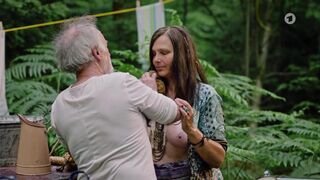 Short nude scene Katharina Wackernagel, Elena Wegner topless - Mord mit Aussicht (2022)