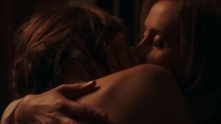 Lesbian Bedroom Scene ⭐ Lara Fabian, Maripier Morin nude ⭐ Arlette (2022)