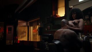 Sex Scene Blythe Howard topless ⭐ Power Book IV Force s01e07 (2022)