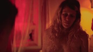 Nude Sex Scenes ⭐ Evelyne Brochu naked, Lara Kramer nude ⭐ Cash Nexus (2019)