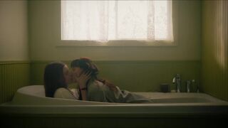 Lesbian Scene Anwen O'Driscoll, June Laporte nude ⭐ You Can Live Forever (2022)
