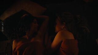 Lesbian Movie Scenes ⭐ Anna Wappel sexy, Emily Cox hot ⭐ Steirerstern (2022)