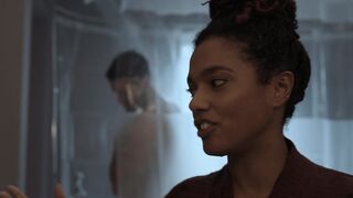 Freema Agyeman sexy ⭐ New Amsterdam (2022) s04e13