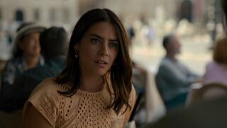 Dirty Talk and Sex Scene Lorenza Izzo nude ⭐ Confess, Fletch (2022)