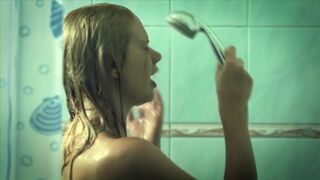 Alena Alimova topless shower scene - Konchyena (2010)