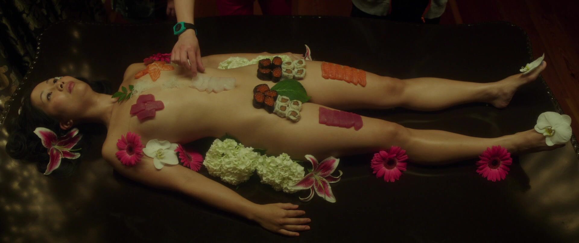 Crystal Lo naked, Marla Malcolm nude scene ⭐ Plus One (2013)