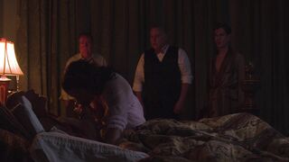 Theresa Santiago nude, Billie D. Merritt sex scene ⭐ Lady Usher (2021)