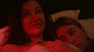 Hot Lesbian Scenes ⭐ Catherine Bergin nude, Meghan Leone Cox sexy ⭐ She Who Hears (2019)