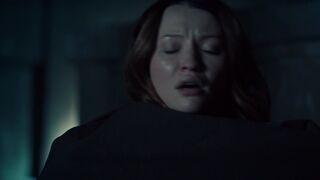 Celebrity Ho Submission scene ⭐ Emily Browning ⭐ American Gods s03e04 (2021)