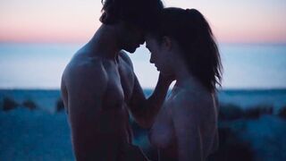 Beach Nudity & Sex Scene Sonia Mietielica nude ⭐ Pod wiatr (2022)