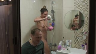 Florentina Elena Pop naked ⭐ Sparta (2022) Bathroom Nude Scene