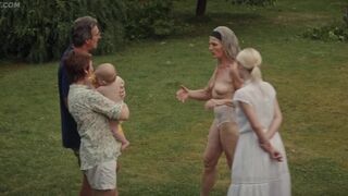 Françoise Wauters topless ⭐ Madly in Life (2020) ⭐ Public Nudity Scene
