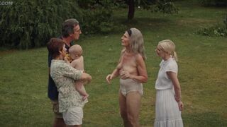 Françoise Wauters topless ⭐ Madly in Life (2020) ⭐ Public Nudity Scene