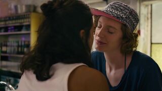 Lesbian Scene ⭐ Luise Wolfram, Moran Rosenblatt nude ⭐ Kiss Me Before It Blows Up (2020)