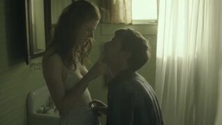 Rose Leslie sexy hot scenes - Honeymoon (2014)
