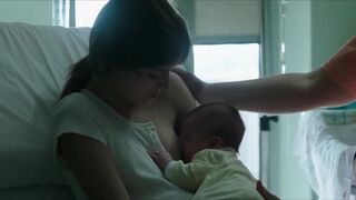Sex & Pregnant Lactation Scenes with Alma Noce nude - The Girl Flew (2021)