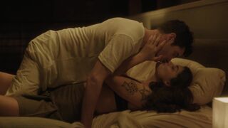 Hot Bedroom Scene ⭐ Sofia Black-D'Elia sexy ⭐ Single Drunk Female s02e09 (2023)