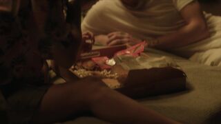 Hot Bedroom Scene ⭐ Sofia Black-D'Elia sexy ⭐ Single Drunk Female s02e09 (2023)