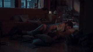 Dilan Cicek Deniz, Dolunay Soysert nude sex ⭐ Don't Leave (2022)