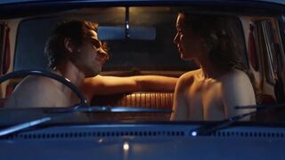 Car Sex | Lauren Goetz, Kaysea Hayes nudity | Horror Movir "Girl at the Window" (2022)