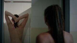 Kishan Wilson topless, Serena De Ferrari nudity bathroom scene ⭐ The Sea Beyond (2021)