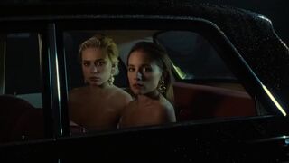 Clara Vanden Abeele, Sarah Vrignaud hot. Lesby Kiissing Scene "The Trailer From Hell" (2024)