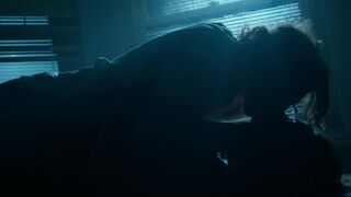 Karen Gillan sexy. Sleeping Dogs (2024) Dressed sex scene