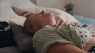 Matti Houghton naked. Three (2022). Explicit Nudity and Masturbation Scene