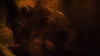 Marie Rahola nude, Perrine Livache, Rose Timbert nudity. The Cave of Lost Children (2024)