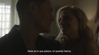 Aria Bedmar, Silvia Hannemann topless. TV Show "Operación Barrio Inglés" s01 (2024) Sex Scenes.