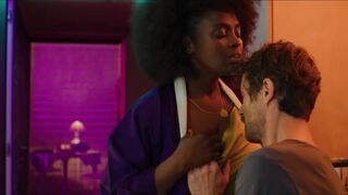 Camille Rutherford topless, Jeanne Rosa, Aïssa Maïga, Kaori Ito, Sarah Suco naked | Neuf meufs, L'unitaire (2021) Sexy Scenes