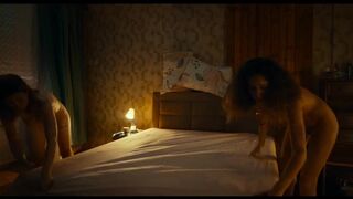 Sara Klimoska, Ana Stojanovska, Kamka Tocinovski, Simona Spirovska topless. Kaymak (2022). Nudity and Lesby Scenes