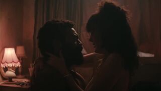 Michelle Dockery nude. This Town s01e06 (2024) Sex TV Show scene