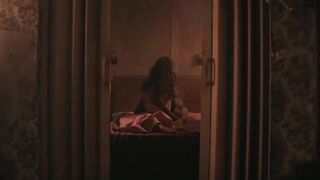Michelle Dockery nude. This Town s01e06 (2024) Sex TV Show scene