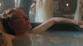 Alba August, Emily Beecham sexy - Stockholm Bloodbath (2023) hot scenes